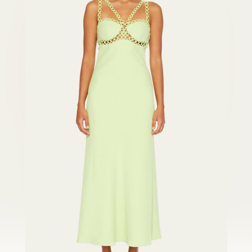 Simkhai Sevilla Crochet Metal Ring Dress